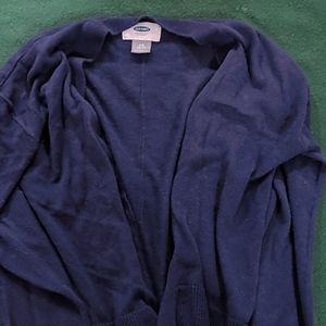 Navy blue cardigan